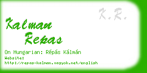 kalman repas business card